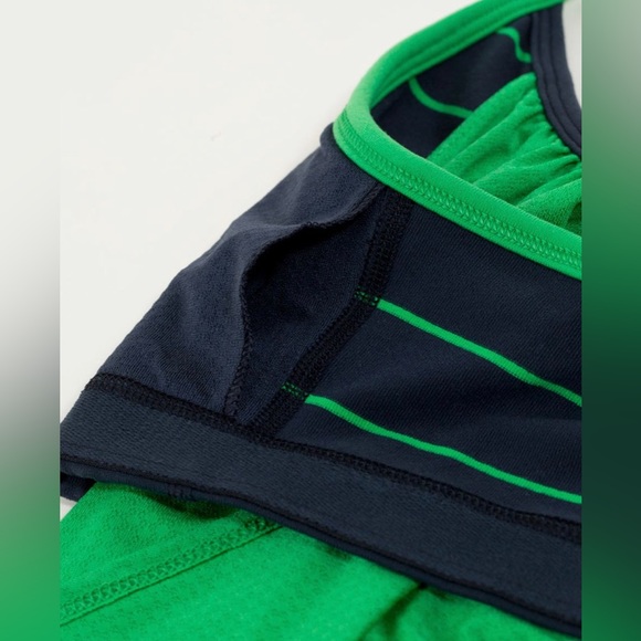 Lululemon No Limits Tank Green Bean Slalom Stripe Inkwell  Inkwell - Picture 6 of 10